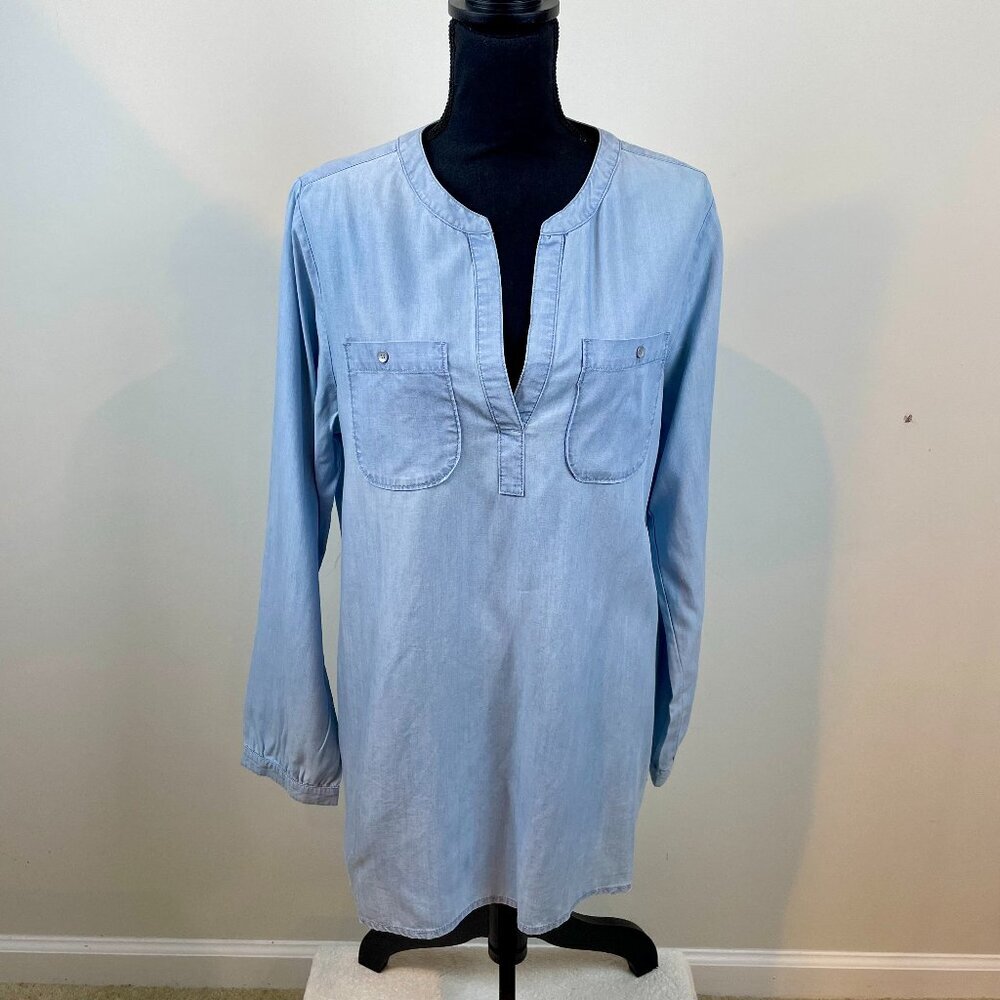 Jag Soft Denim Tunic Size M